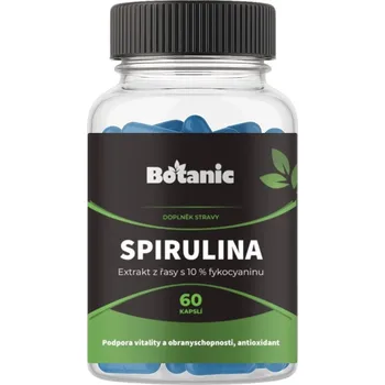 Přírodní produkt Botanic Spirulina - Extrakt z řasy s 10 % fykocyaninu 60 kapslí