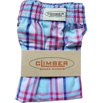 Trenýrky Climber 3100-RUZ1 růžové pánské popelínové trenýrky Barva: růžová, Velikost: L