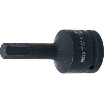 BGS Hlavice zástrčná tvrzená, délka 100 mm, 20 mm (3/4"), vnitřní šestihran 14 mm - BGS 6185-H
