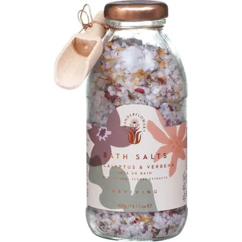 Koupelová sůl Wanderflower revitalizující koupelová sůl pro unavené tělo Eucalyptus & Verbena, 400g