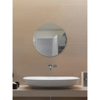 Zrcadlo Kulaté zrcadlo PURE RONDE 40 CM o síle 4mm s leštěnou hranou - včetně závěsů