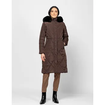 Dámský kabát Dámský zimní kabát HEAVY TOOLS NADA Barva: Espresso, Velikost: S