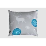 Povlak mikrosatén 40x40 cm POJA tyrkysový