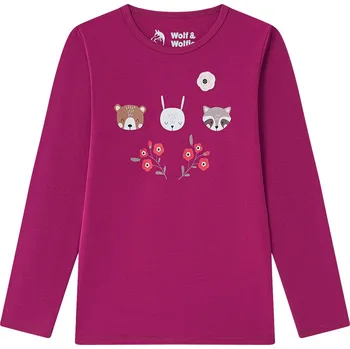 Dívčí tričko fialové Wolf & Wolfie S2541A Velikost: 104