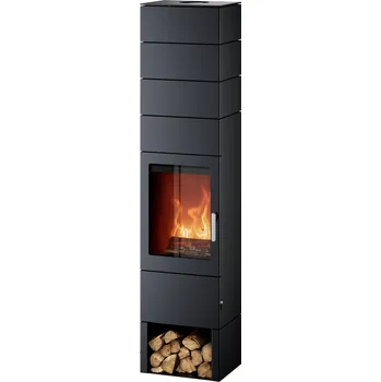 Krbová kamna Blaze Harmony ELEMENT 07 PA Anthracite s podstavcem akumulační krbová kamna