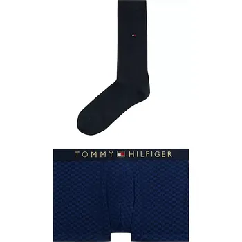 Pánské ponožky Pánský dárkový set trenýrek a ponožek Tommy Hilfiger UM03048 0S0 velikost L-50/52