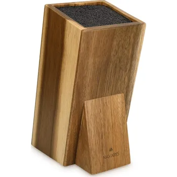 Stojan na nože Stojan na nože Narves se štětinovou vložkou | akáciový