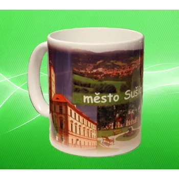 hrnek s Městem Sušice 450 ml (Hrneček s motivem města)