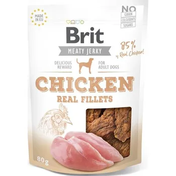 Brit Dog Jerky Chicken Fillets 80g