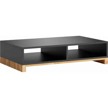 Konferenční stolek Bílý trendy konferenční stolek z kolekce Modern Office - Černá