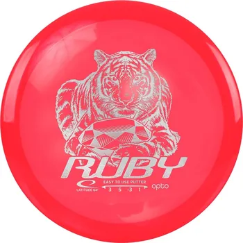 RUBY - Opto (Latitude64) - discgolf putter pro začátečníky Barva: Červená 156-159g