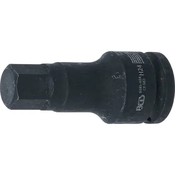 BGS Hlavice zástrčná tvrzená, délka 100 mm, 20 mm (3/4"), vnitřní šestihran 24 mm - BGS 6185-H