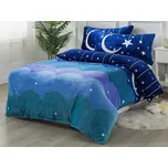 XPOSE® Prodloužené mikroplyšové povlečení PŮLNOC Exclusive 140x220 cm, 70x90 cm, Mikroplyš + Prodloužená možnost vrácení zboží do 50 dnů