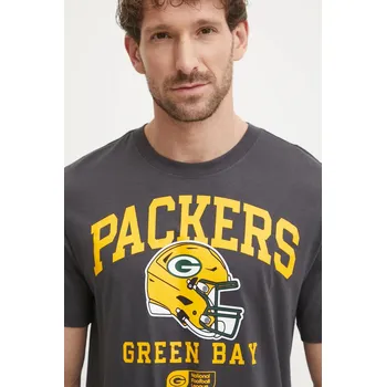 Pánské tričko Bavlněné tričko Nike Green Bay Packers N199.06F.7T.5F1 šedá 90X, vel. S