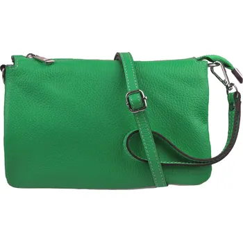 Kabelka Malá kožená kabelka 5474 zelená, MAXFLY