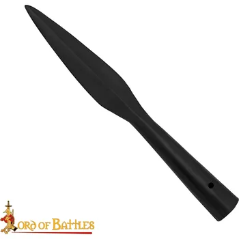 Replika zbraně Hrot vikingského kopí z uhlíkové oceli