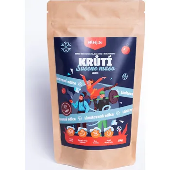 Sušené maso Mlsej.to Vánoční krůta solená Balení: 100 g