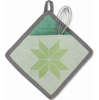 Chňapka KELA Chňapka CARLA tyrkysová/mentolová 20x20cm KL-12270