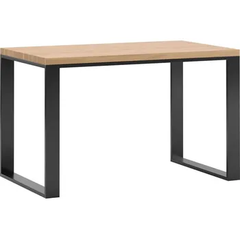 Psací stůl s dřevěnou deskou pro dítě. Moderní a praktický psací stůl pro děti a dospívající 120 - Černá