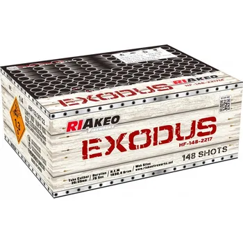 Zábavní pyrotechnika Ohňostrojový kompakt Exodus - 148ran / 20,25mm
