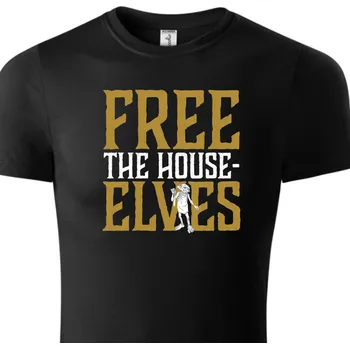 Chlapecké tričko Fenomeno Dětské tričko Free the house elves Velikost: 158cm/12 let