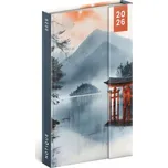 NOTIQUE Týdenní magnetický diář Japonsko 2026, 13 x 21 cm