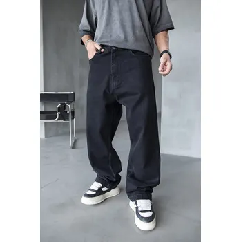 Dámské džíny Black Island Černé baggy džíny Urban Ease Velikost: 30