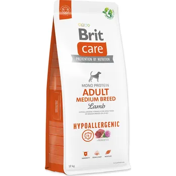 Krmivo pro psa BRIT Care Dog Hypoallergenic Adult Medium Breed 12kg + Dárek k objednávce Varianta granulí: 2x 12 kg + Dáreček k objednávce