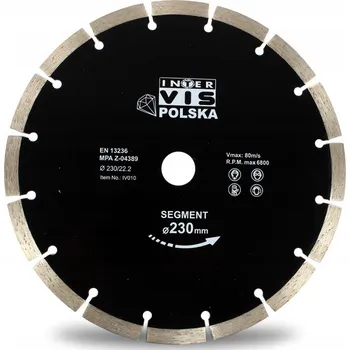 Řezný kotouč inter vis Diamantový kotouč na beton 230mm segment