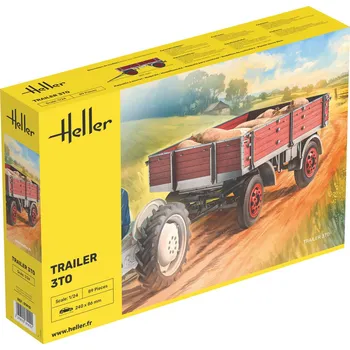 Plastikový model Heller 1/24 Trailer 3to