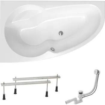 Vana Laguna Asymetrická vana Laguna Luiza 150x95 cm akrylát levá SIKOLU1500LAN SIKOLU1500LAN