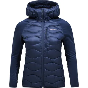 Peak Performance W Helium Down Hybrid Hood - blue shadow M
