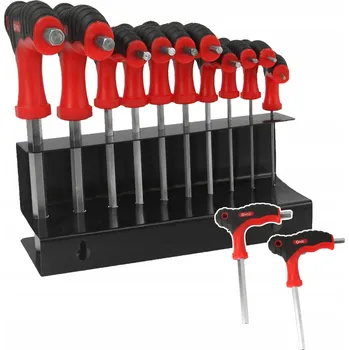 Klíč Mar-pol Sada šestihranných klíčů 2–10 na kovovém stojanu 10ks