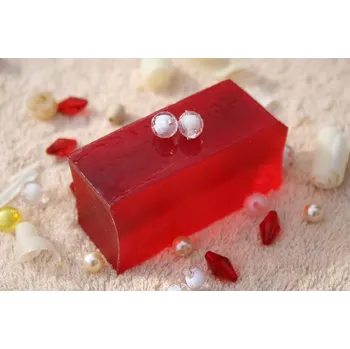 Mýdlo Glycerinové mýdlo krájené - vůně borůvka - 90g