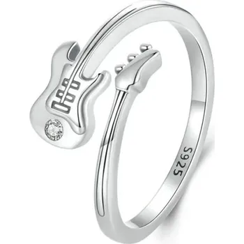 Prsten GRACE Silver Jewellery Stříbrný prsten Kytara - stříbro 925/1000 P-SCR1042-E/33 nastavitelná Stříbrná