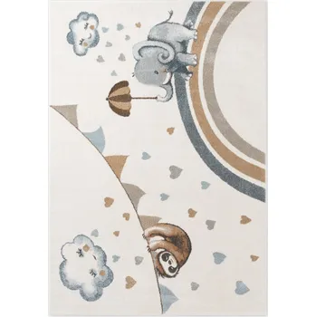 Hans Home Dětský kusový koberec Villeroy & Boch Boho Kids 106306 Cream Multicolor - 120x170 - doprava zdarma