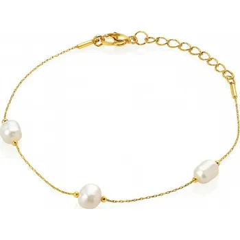 Náramek Flamenco Mystique Pozlacený náramek z chirurgické oceli BST1587