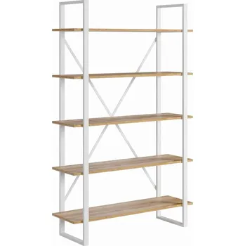 Knihovna Bílá knihovna na knihy nebo pořadače - Bílá