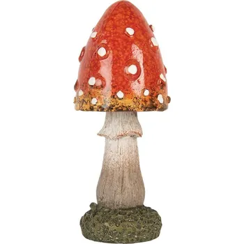 Dekorace figurka houba muchomůrka - Ø 5*12 cm