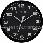 Hodiny NEXTIME 3053zw 35cm Dash black 138114343
