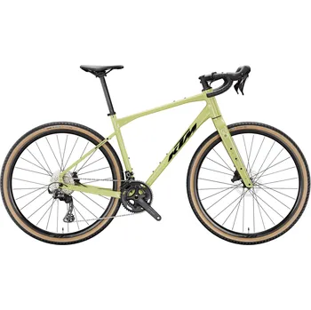 gravel kolo Gravel kolo KTM GRAVELATOR 10 2026 KEEN GREEN (BLACK) Barva: Zelená, Velikost: L Alu rám| Shimano GRX 2x12 |kola Alexrims | pláště Maxxis Reaver |pedály nejsou součástí