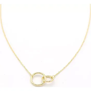 Řetízek Zlatý řetízek s propojenými kolečky