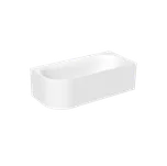 Bette BetteLux Oval V Silhouette - Vana do pravého rohu 1750x800 mm, BetteGlaze Plus, bílá 3435-000CELVS,PLUS