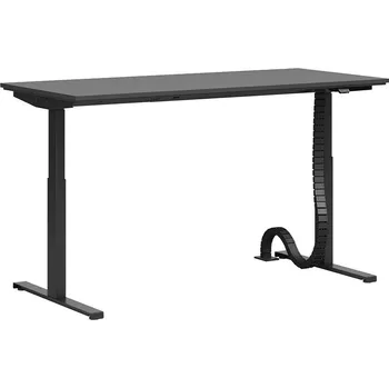 Psací stůl Černý elektrický zvedací stůl - Černá