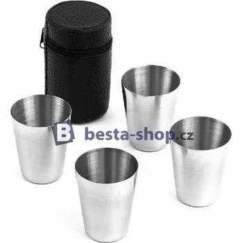 Kempingové nádobí Cestovní nerezové panáky - velké
