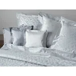 DADKA VRACOV Povlečení damašek Rokoko šedé 140x200, 70x90 cm