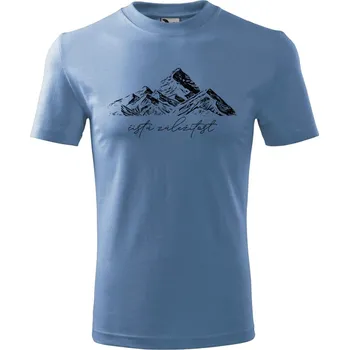 Chlapecké tričko DOBRÝ TRIKO Dětské tričko Čistá záležitost hory Velikost: 158/12 let, Barva: Azurově modrá