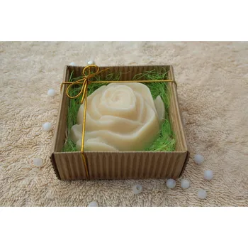 Mýdlo Růže v krabičce - bílá