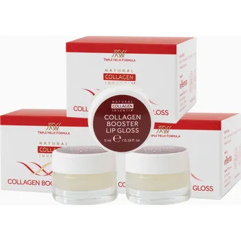 Lesk na rty Balíček 2+1 ZDARMA - Ochranný balzám a posilující LESK na rty s živým kolagenem - obsahuje: - Inventia