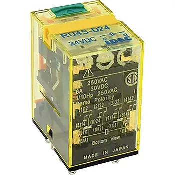 Relé Idec RU Series průmyslové relé , 24 V/DC, 6 A, 1 ks
